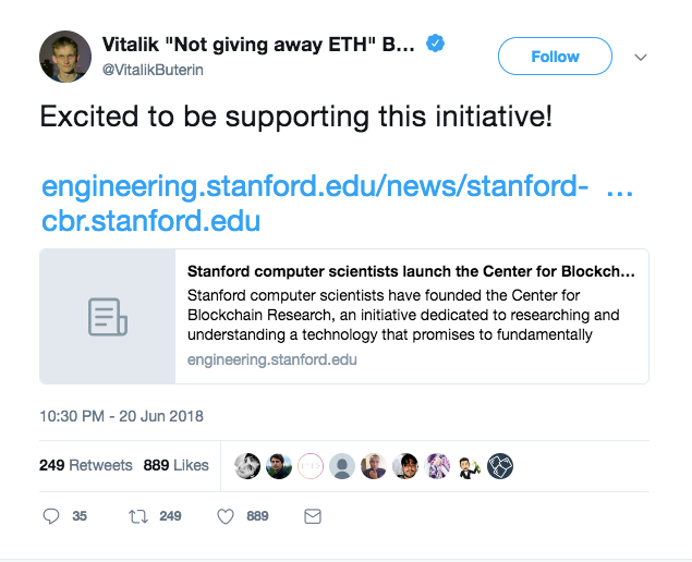 Стэнфордский университет запускает новый центр исследования блокчейна