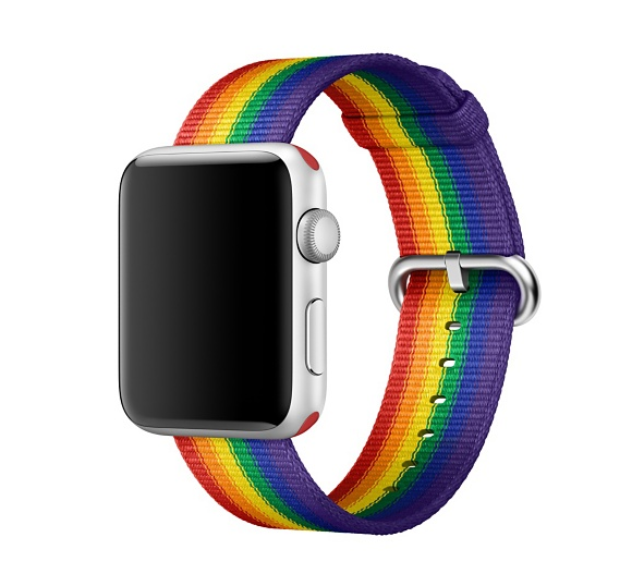 Ремешки Pride Edition Woven Nylon для часов Apple Watch несут символику сообщества ЛГБТ