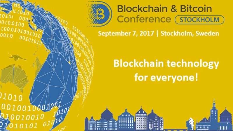 7 сентября в Стокгольме пройдёт блокчейн-конференция