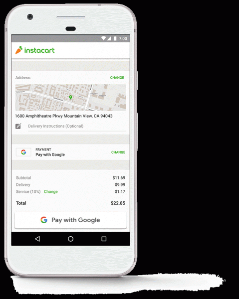 Google запустила платёжный сервис Pay with Google