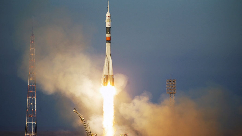 Новый экипаж МКС стартовал с Байконура на ракете «Союз-ФГ»
