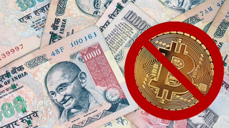 В Индии банкам запретили обрабатывать операции с криптовалютами